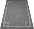 Large Cat Litter Mat Trapper 35.5"×23.5" Traps Litter from Box and Paws Scatter Control for Litter Box Soft on Sensitive Kitty Paws Easy to Clean Durable