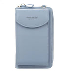 Elegance On-the-Go – Luxe PU Leather Crossbody Shoulder Bag with Phone & Card Organizer