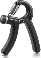 Grip Strength Trainer, Hand Grip Strengthener, Grip Strengthener, Adjustable Resistance, Forearm Strengthener, Perfect for Musicians Athletes