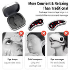 GlowEyes™ Led Red Light Eye Care Therapy EMS Pulse Micro-Current Device Eye Massager to Relieve Fatigue for Treatment under Eye Wrinkle