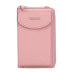 Elegance On-the-Go – Luxe PU Leather Crossbody Shoulder Bag with Phone & Card Organizer